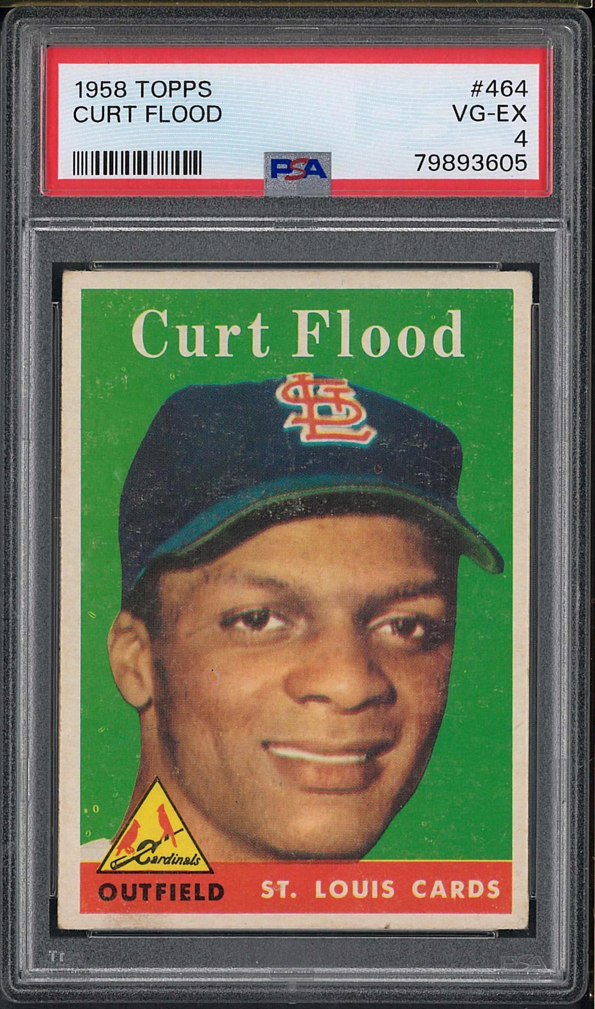 1958 Topps #464 Curt Flood (1 of 2)