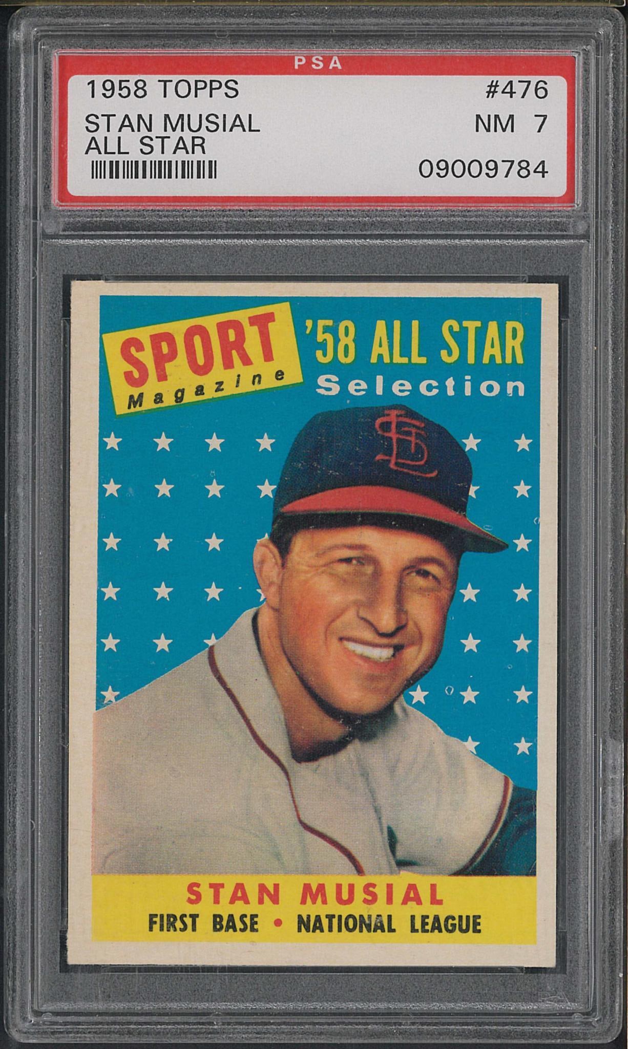 1958 Topps #476 Stan Musial (1 of 2)