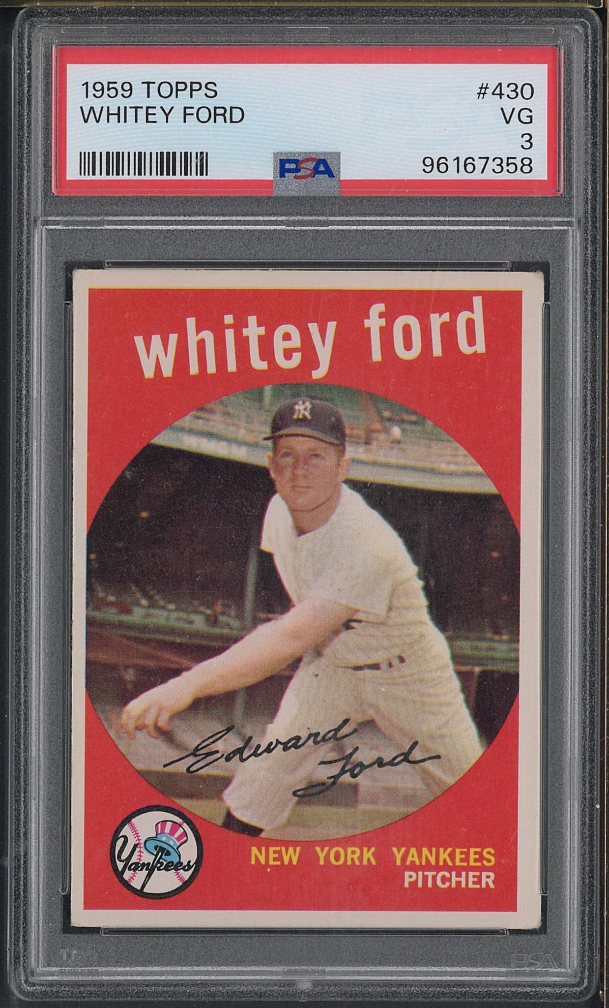 1959 Topps #430 Whitey Ford (1 of 2)