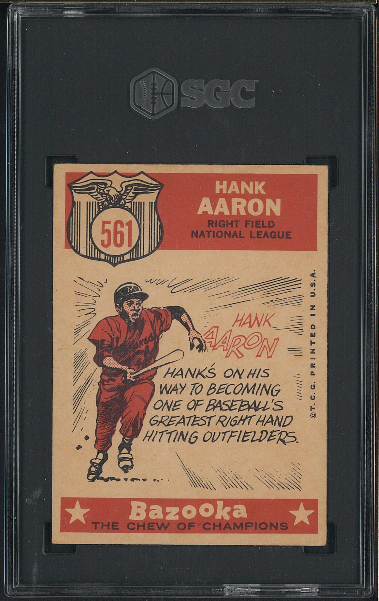 1959 Topps #561 Hank Aaron - 2
