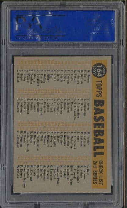 1960 Topps #164 Reds Team - 2