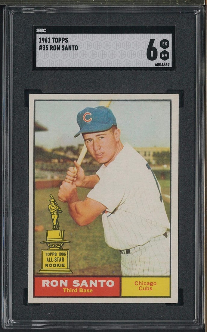 1961 Topps #35 Ron Santo (1 of 2)