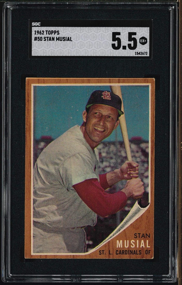 1962 Topps #50 Stan Musial (1 of 2)
