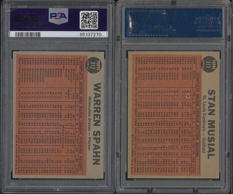 (2) 1962 Topps Cards - 2