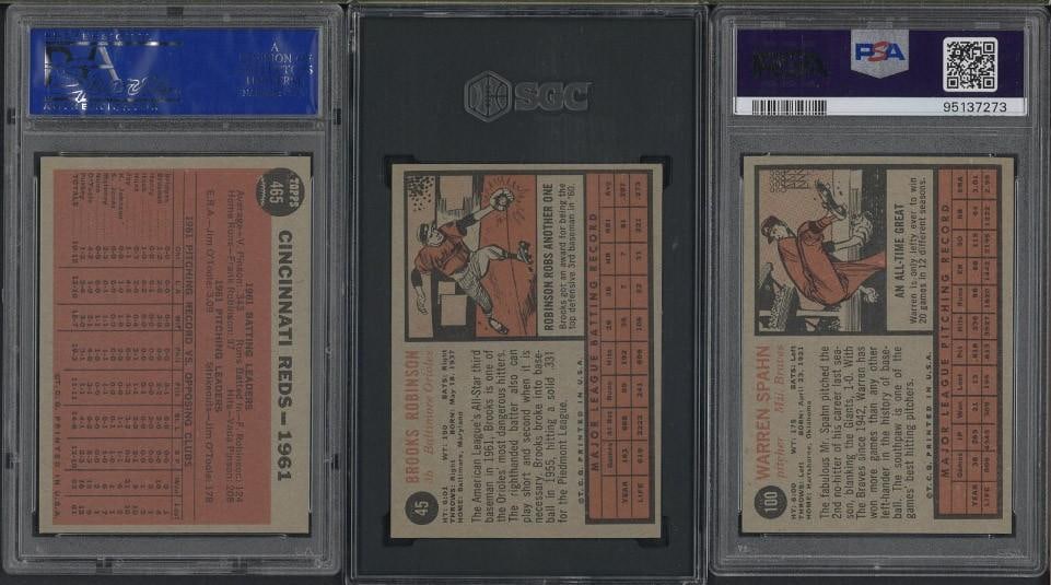 (3) 1962 Topps Cards - 2
