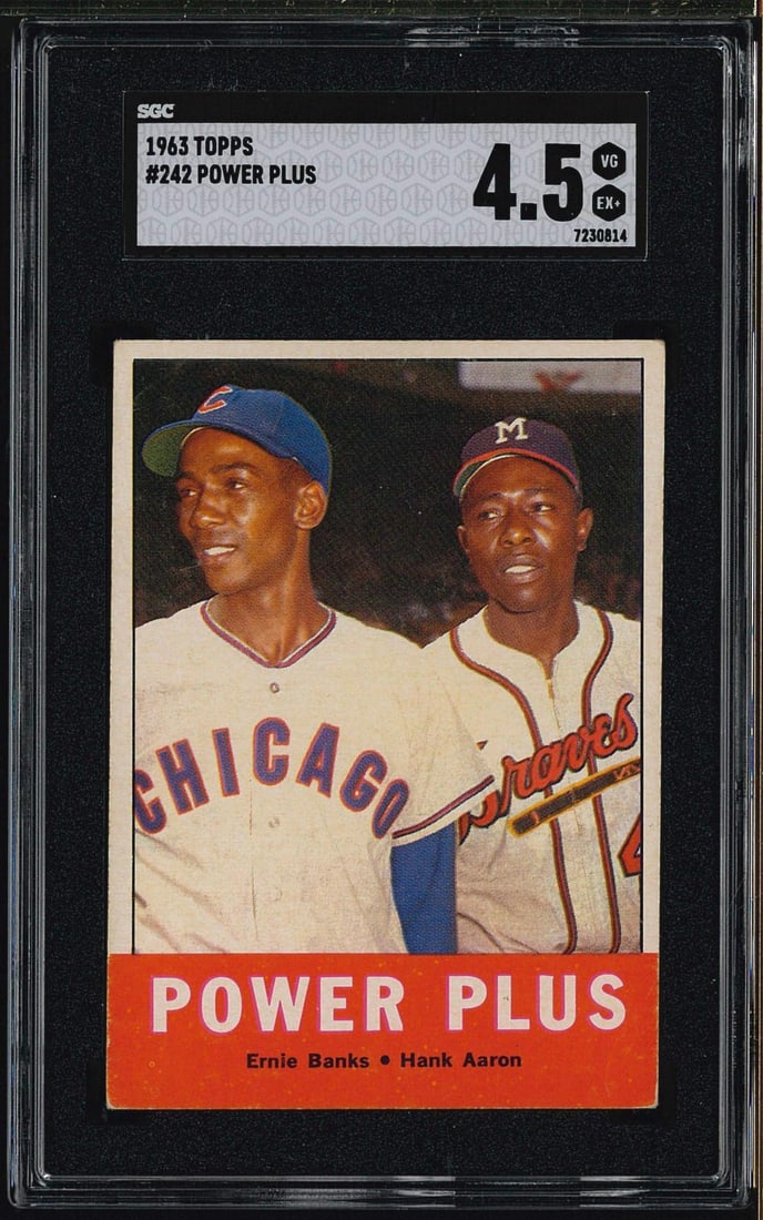 1963 Topps #242 Power Plus: 1963 Topps #242 Power Plus -SGC VG-EX+ 4.5