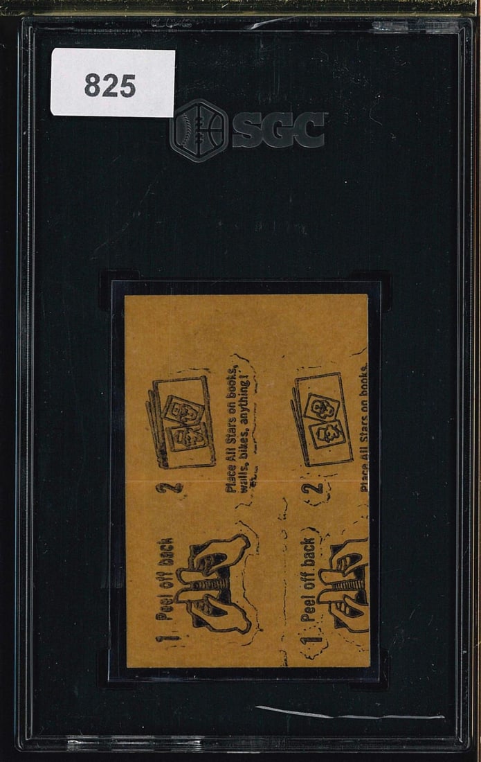 1963 Topps Peel-Offs Ernie Banks - 2