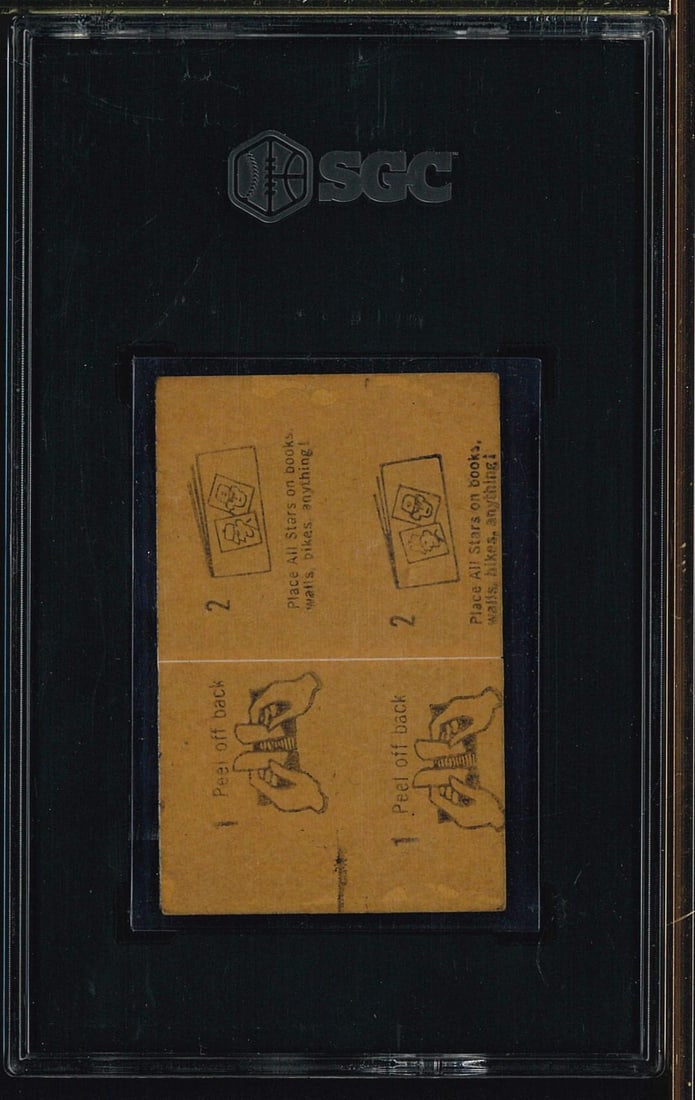 1963 Topps Peel-Offs Willie Mays - 2