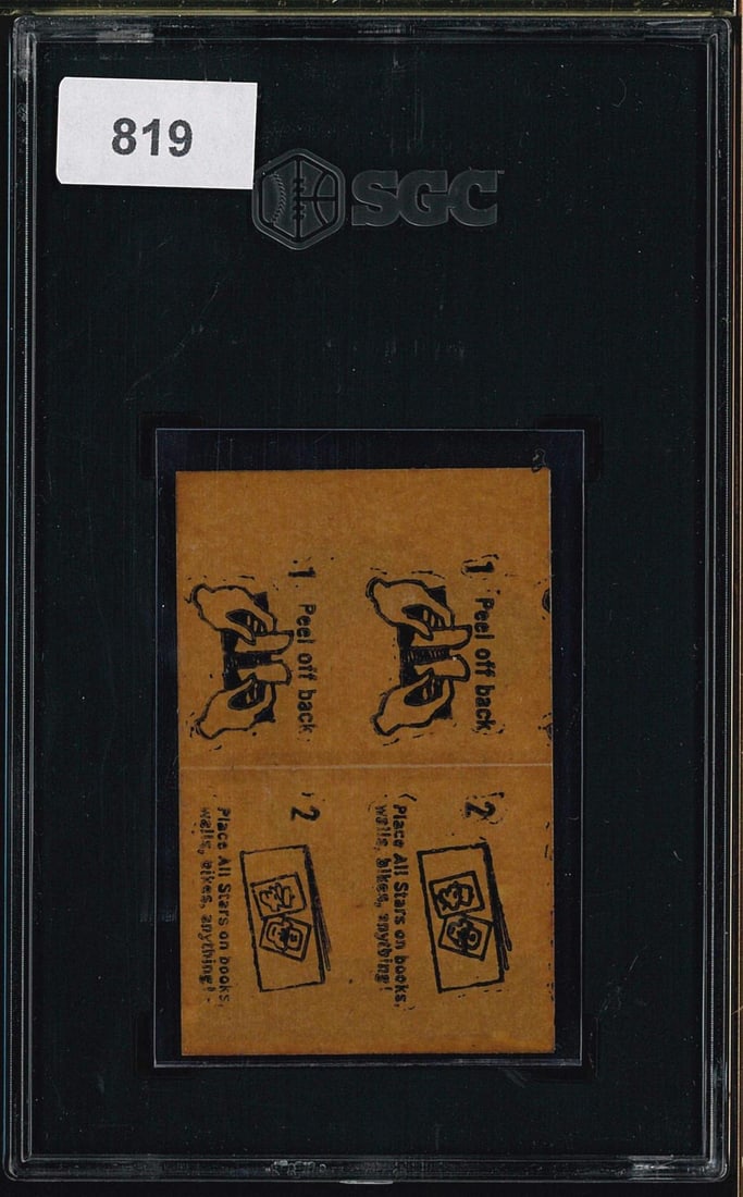 1963 Topps Peel-Offs Stan Musial - 2