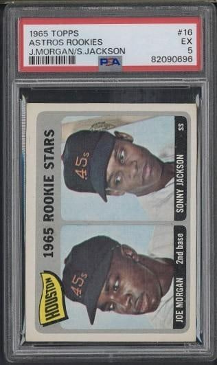 1965 Topps #16 Houston Rookie Stars: 1965 Topps #16 Houston Rookie Stars -PSA EX 5
