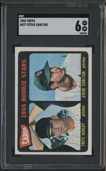 1965 Topps #477 Cards' Rookie Stars: 1965 Topps #477 Cards' Rookie Stars -SGC EX-NM 6