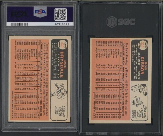 (2) 1966 Topps Cards - 2