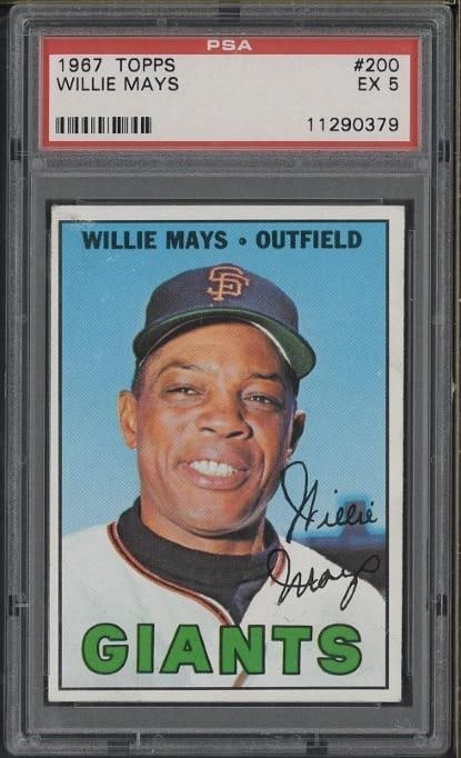 1967 Topps #200 Willie Mays (1 of 2)