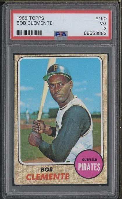 1968 Topps #150 Bob Clemente (1 of 2)