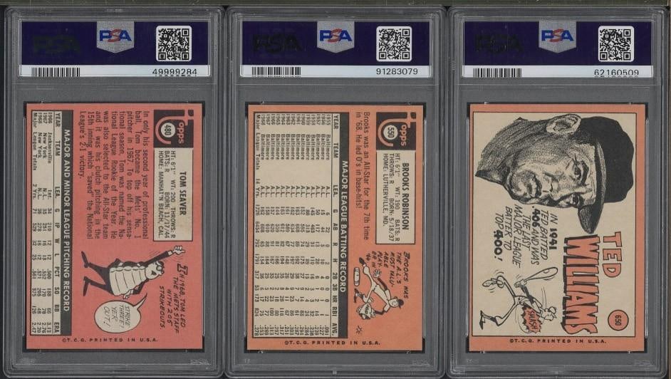 (3) 1969 Topps Cards - 2