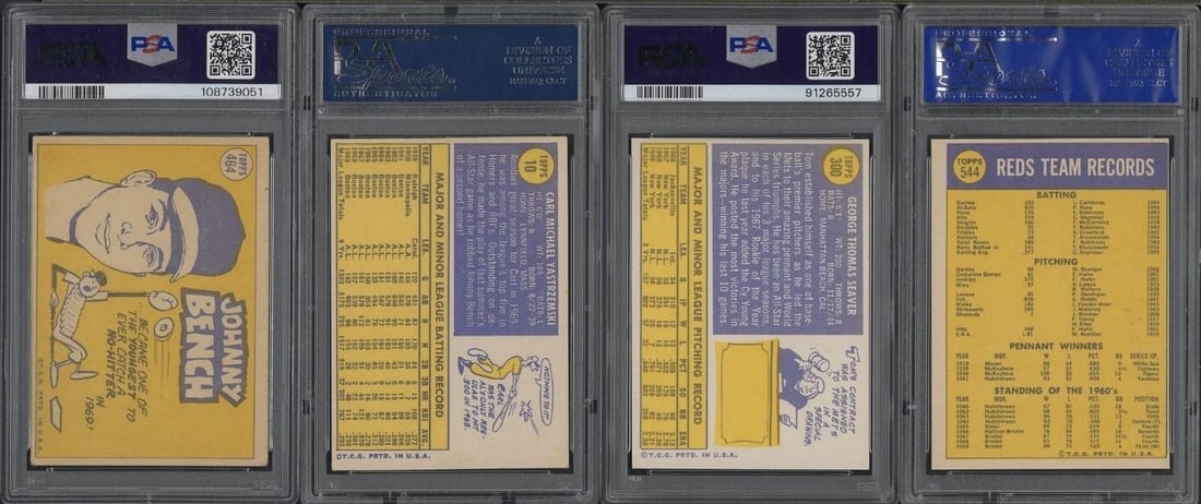 (4) 1970 Topps Cards - 2