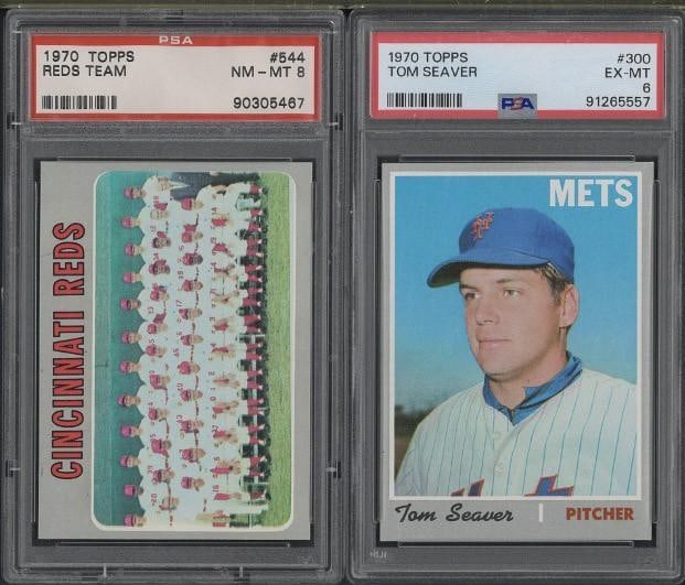(4) 1970 Topps Cards - 3