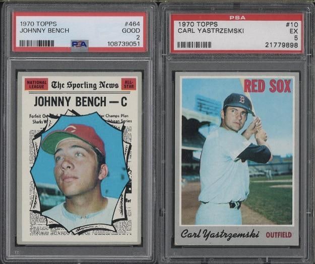 (4) 1970 Topps Cards - 5