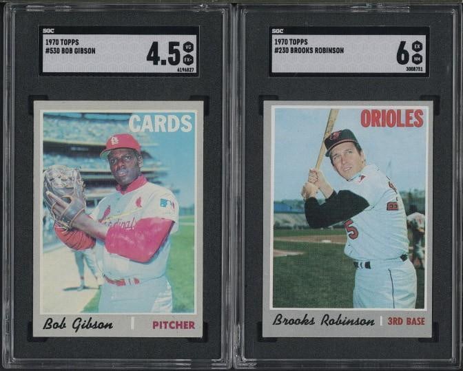 (4) 1970 Topps Cards - 5