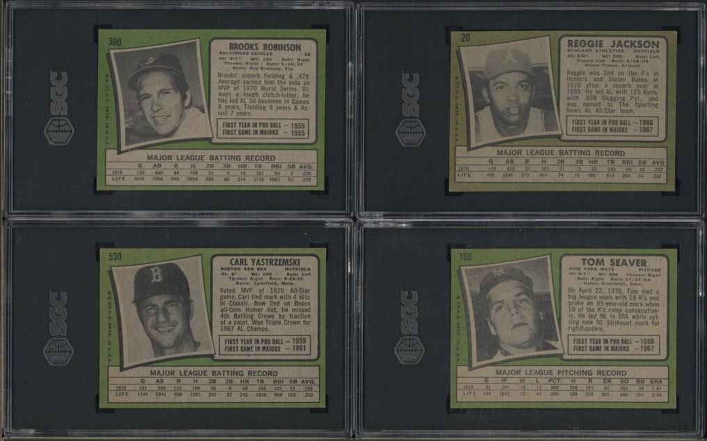 (4) 1971 Topps Cards - 2
