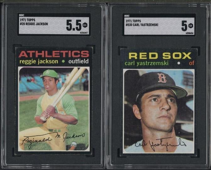 (4) 1971 Topps Cards - 3