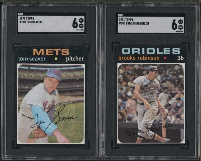 (4) 1971 Topps Cards - 5
