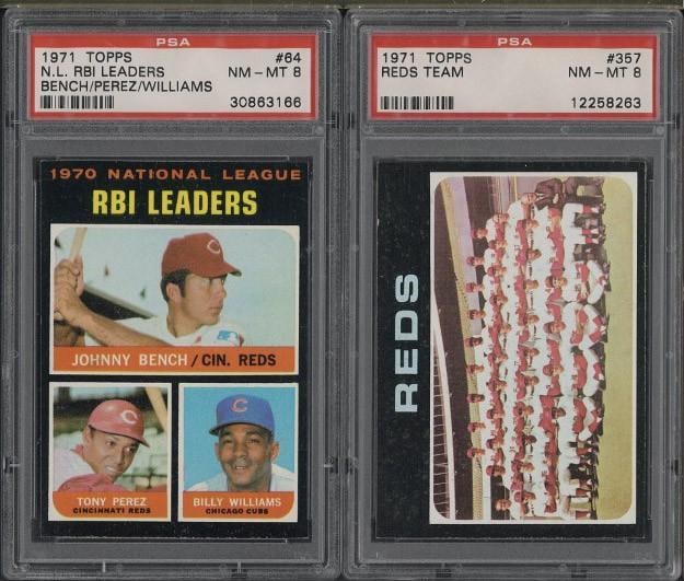 (4) 1971 Topps Cards - 5