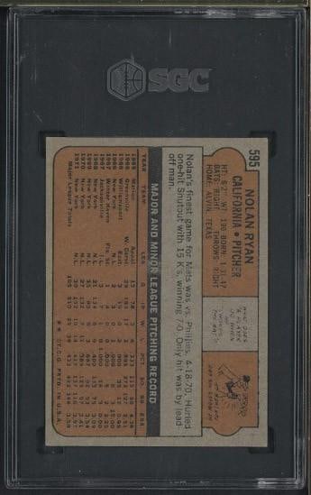 1972 Topps #595 Nolan Ryan - 2