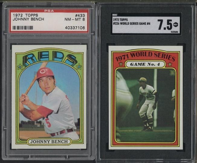 (4) 1972 Topps Cards - 3