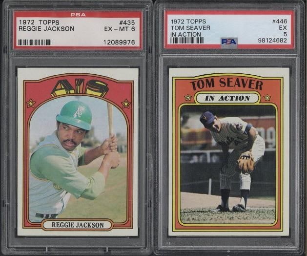 (4) 1972 Topps Cards - 5