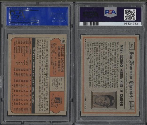 (4) 1972 Topps Cards - 6