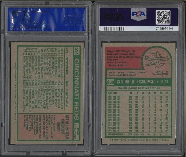 (2) 1975 Topps Cards - 2