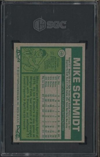 1977 Topps #140 Mike Schmidt - 2