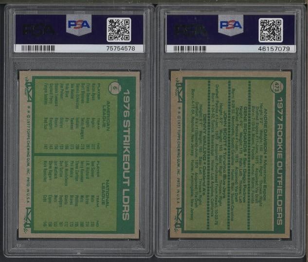 (2) 1977 Topps Cards - 2