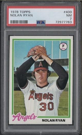 1978 Topps #400 Nolan Ryan: 1978 Topps #400 Nolan Ryan -PSA NM 7