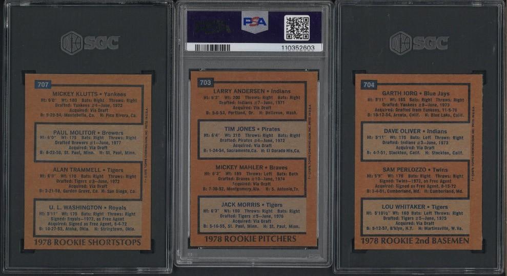 (3) 1978 Topps Cards - 2