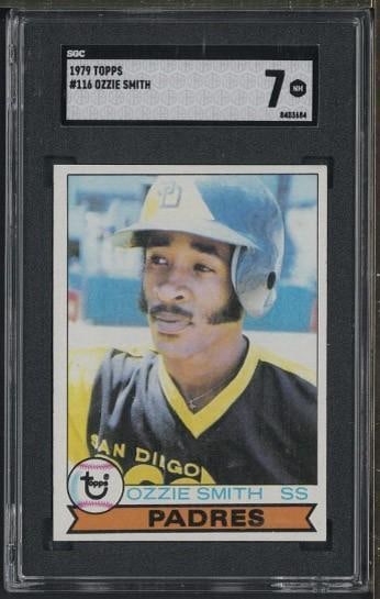 1979 Topps #116 Ozzie Smith: 1979 Topps #116 Ozzie Smith -SGC NM 7