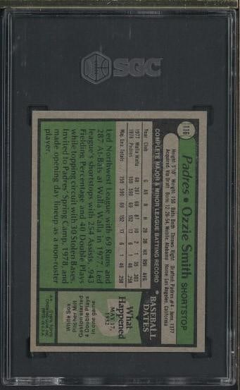 1979 Topps #116 Ozzie Smith - 2