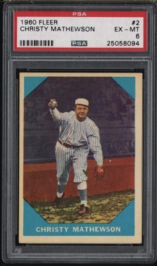 1960 Fleer #2 Christy Mathewson (1 of 2)