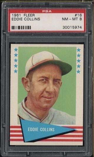 (3) 1961 Fleer Baseball Greats Cards - 3
