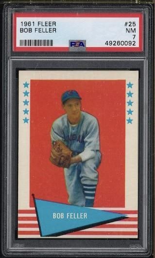(3) 1961 Fleer Baseball Greats Cards - 7