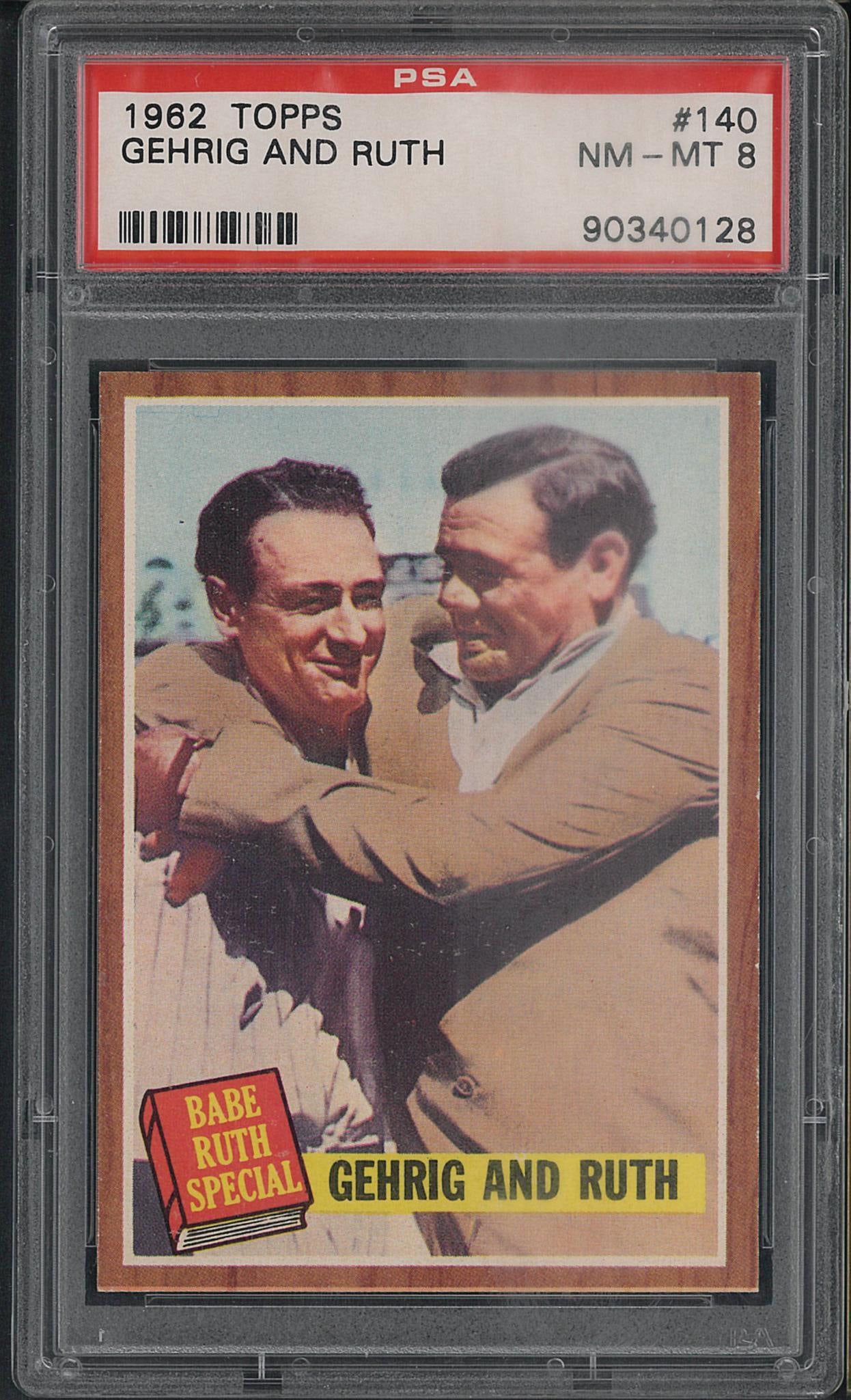 1962 Topps Babe Ruth Special #140 Gehrig and Ruth (1 of 2)