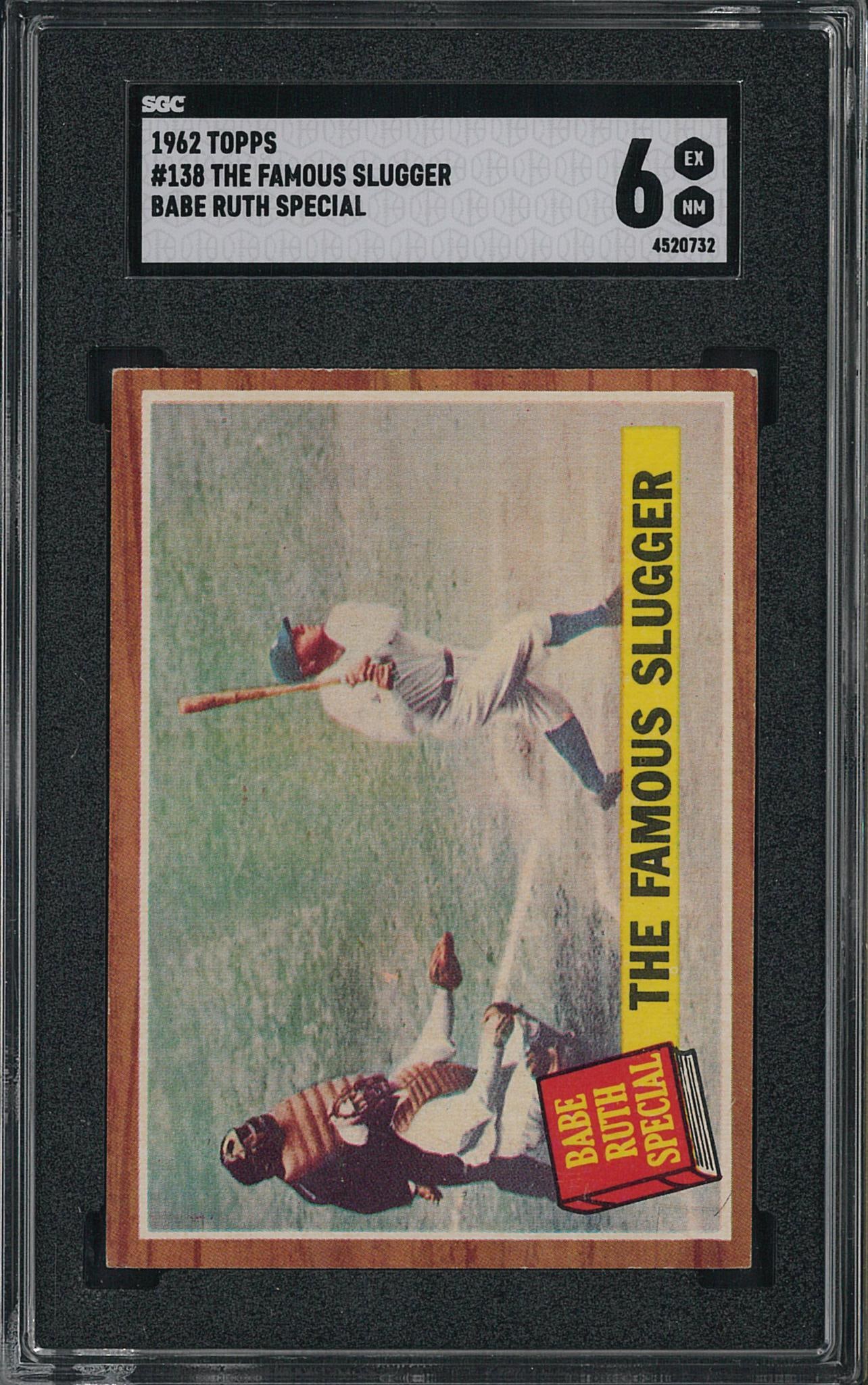 1962 Topps Babe Ruth Special #138 The Famous Slugger (1 of 2)