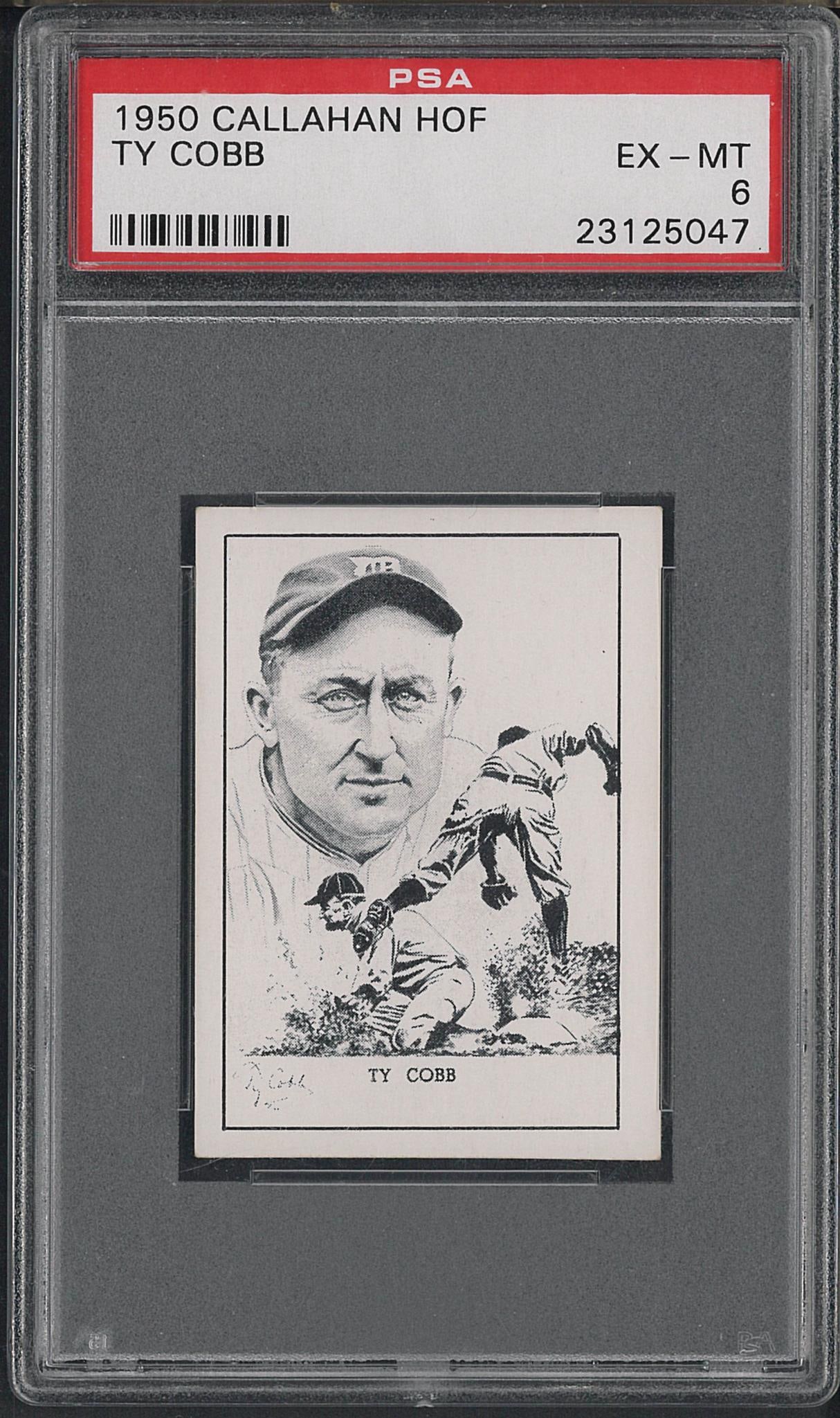 1950 Callahan HOF Ty Cobb (1 of 2)