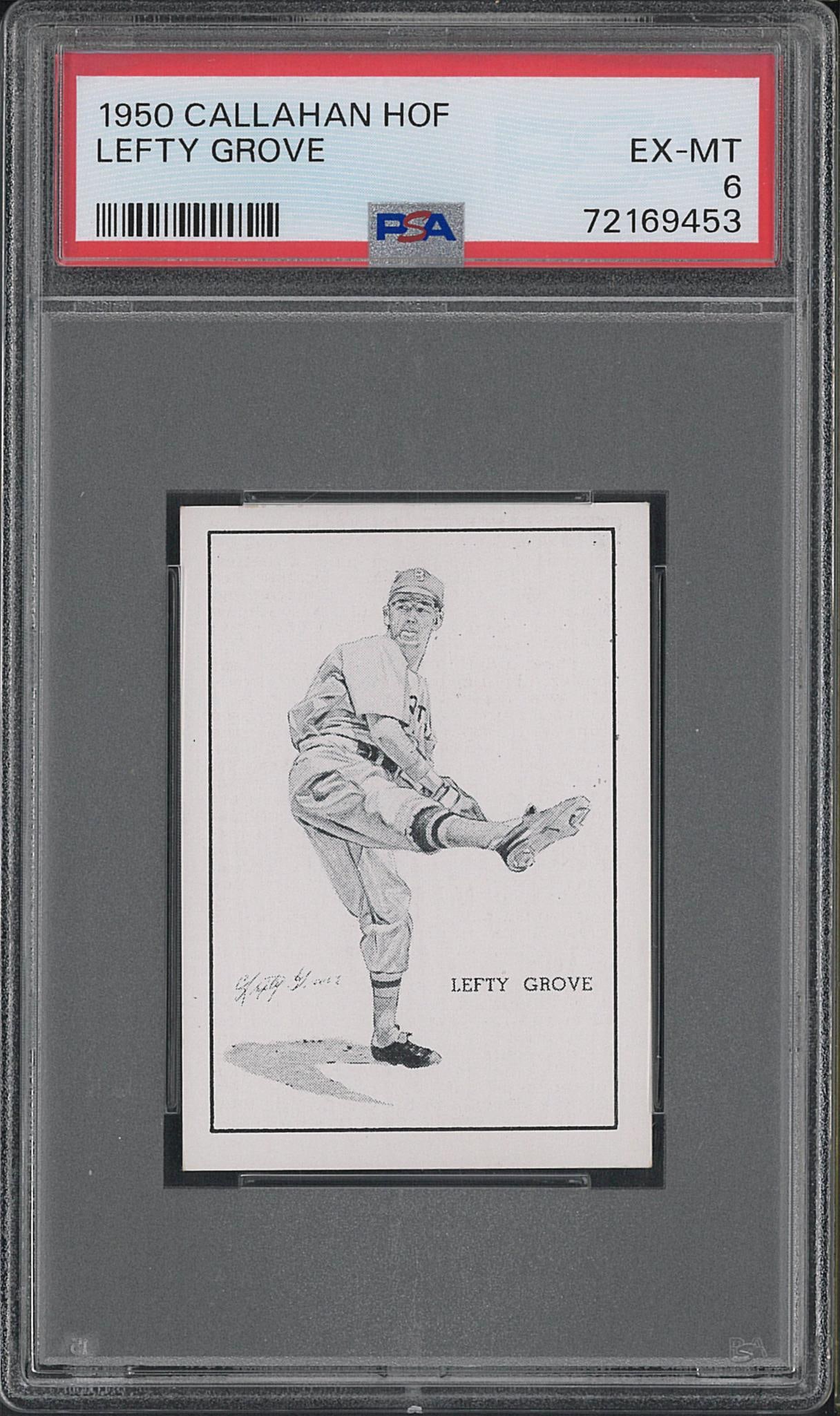 1950 Callahan HOF Lefty Grove (1 of 2)