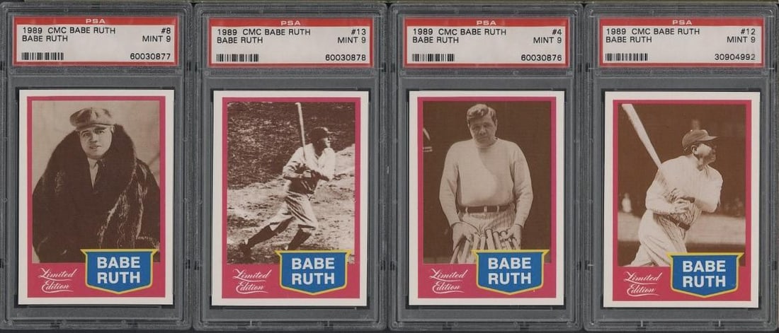 (8) 1989 CMC Babe Ruth Cards - 5