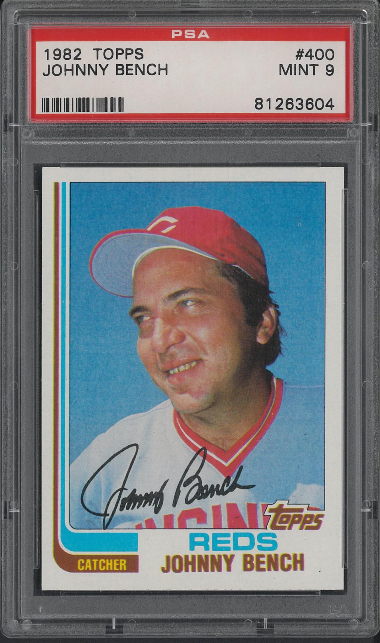 1982 Topps #400 Johnny Bench (1 of 2)