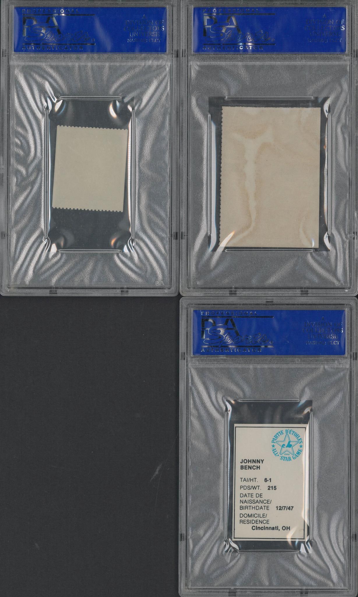 (3) Johnny Bench Articles - 2