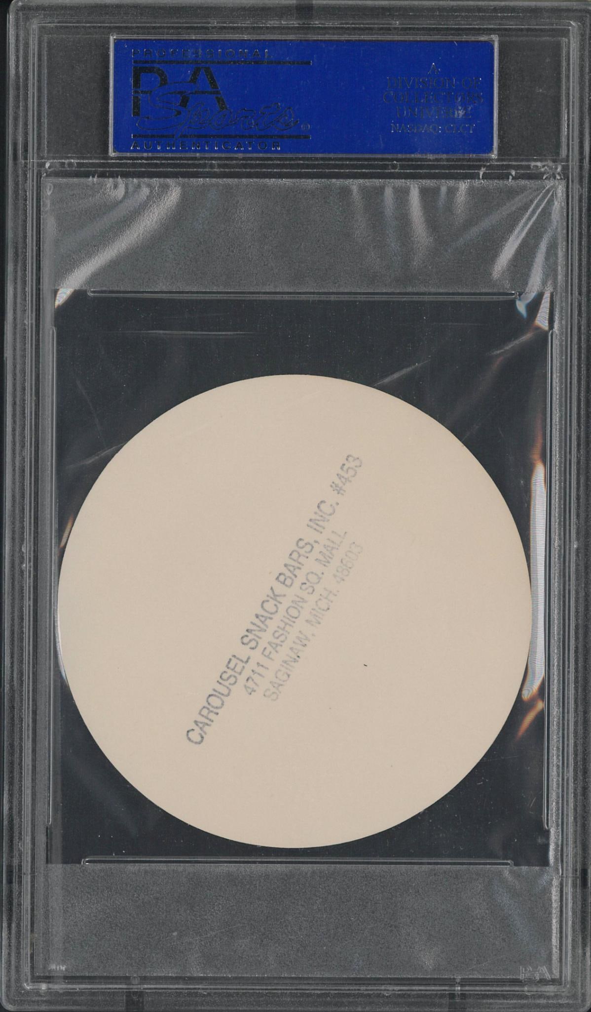 1976 Carousel Snack Bars Johnny Bench Disc - 2