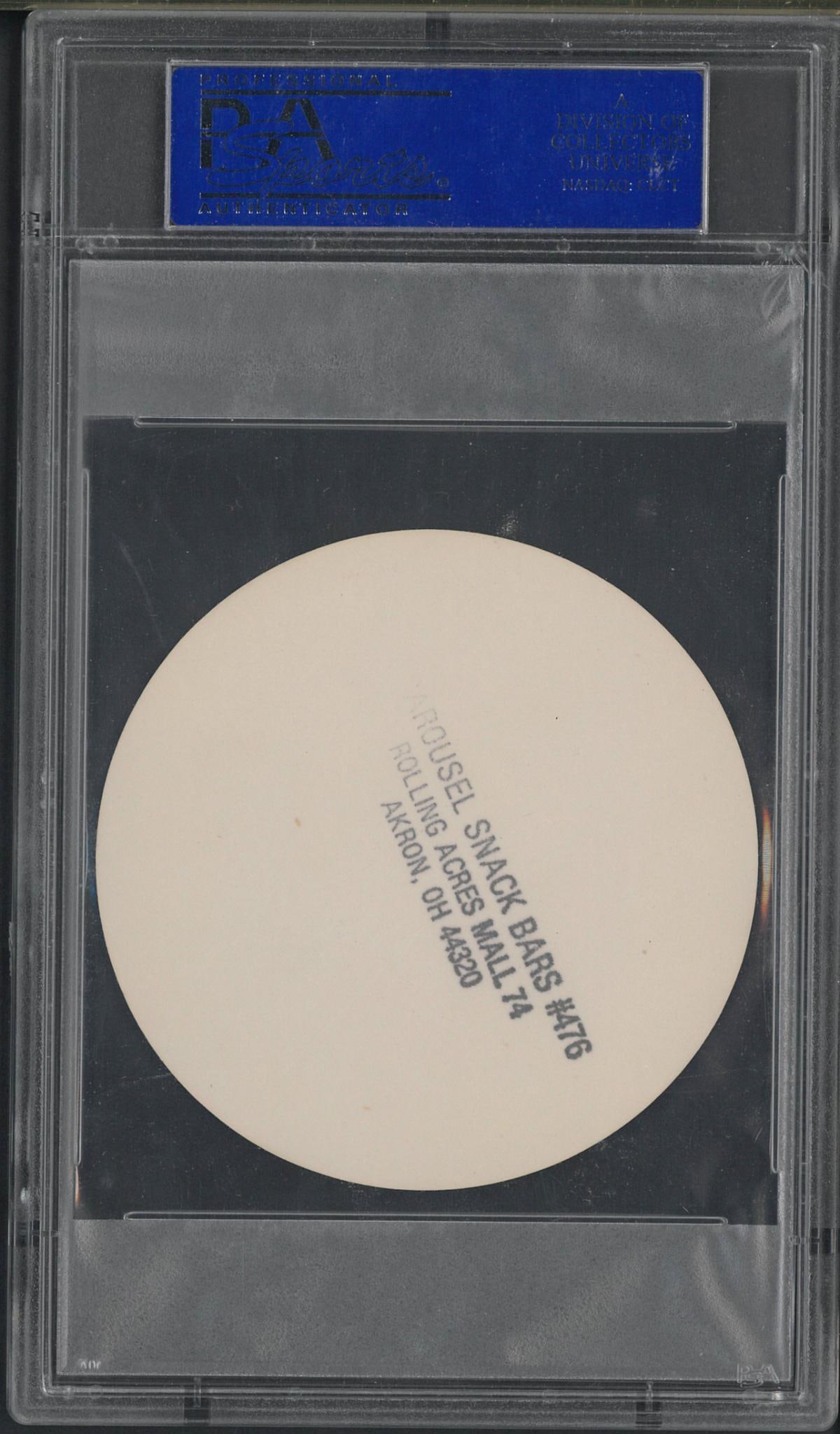 1976 Carousel Snack Bars Johnny Bench Disc - 2